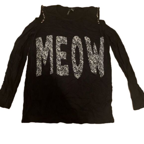 Studded long sleeve tee - Picture 1 of 2